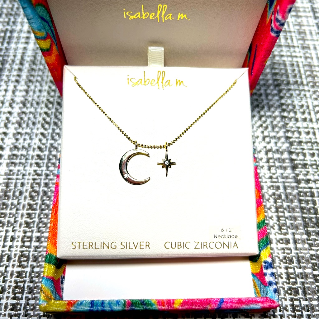 Isabella M Brand New Gold Toned Necklace Box Included